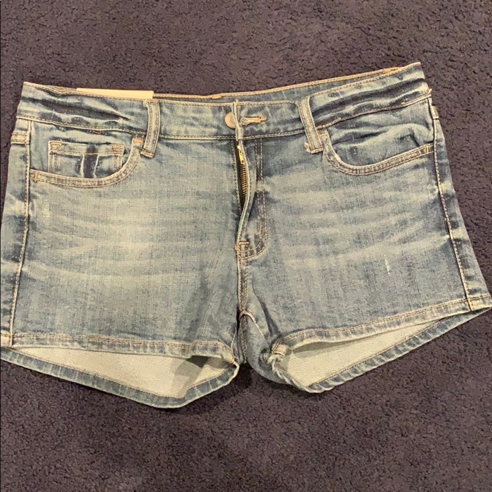 Denim shorts